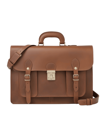 Leather Messenger Bag