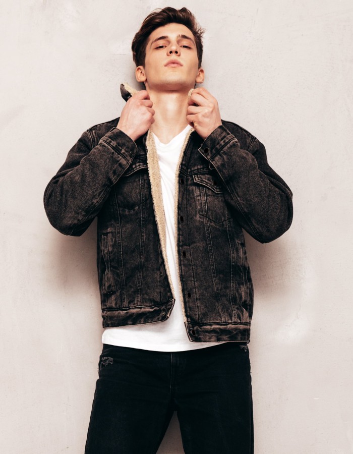 Fur Denim Jacket