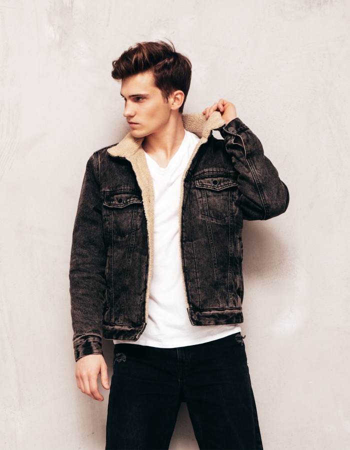 Fur Denim Jacket