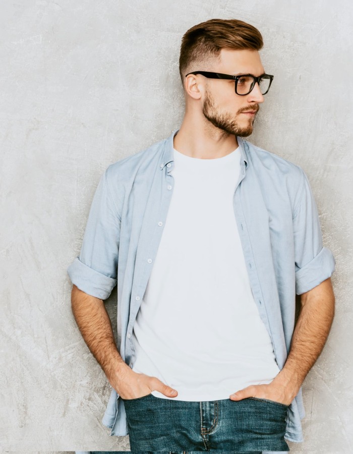 Light Blue Casual Shirt