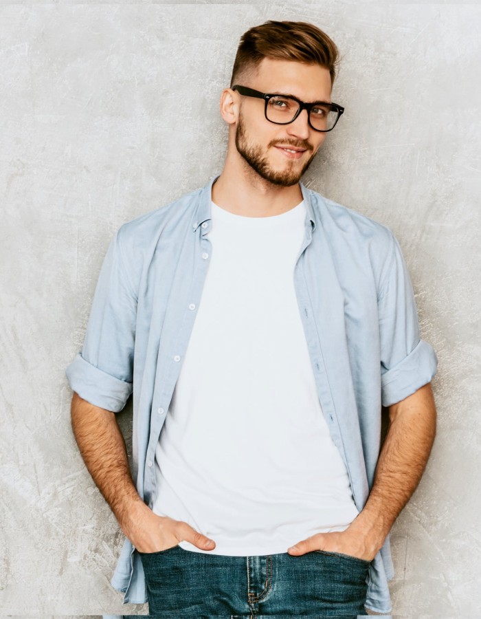 Light Blue Casual Shirt