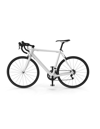 Matte White Road Bike