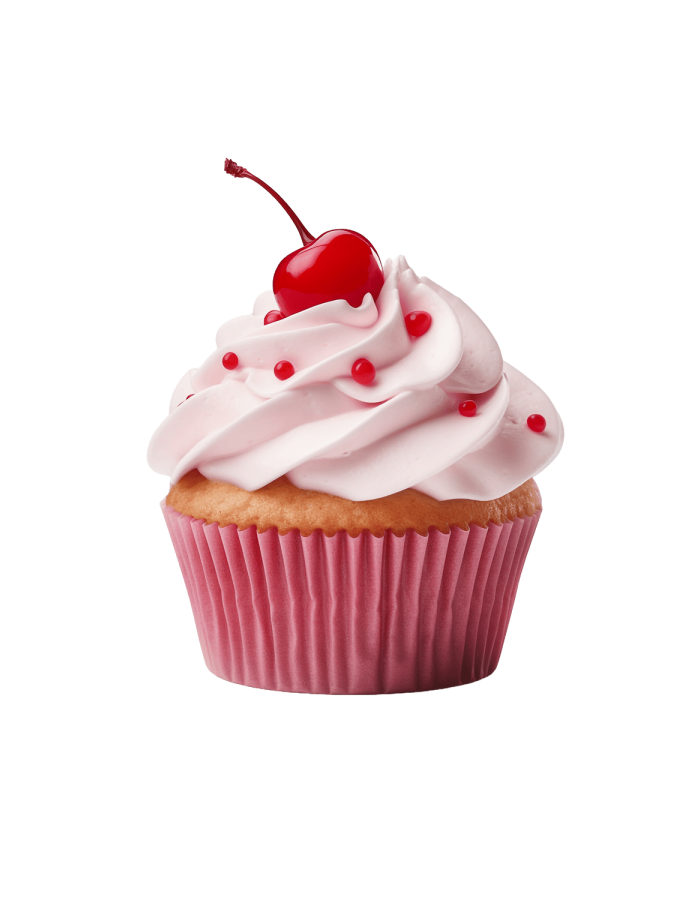 Cupcake with Cerry on Top